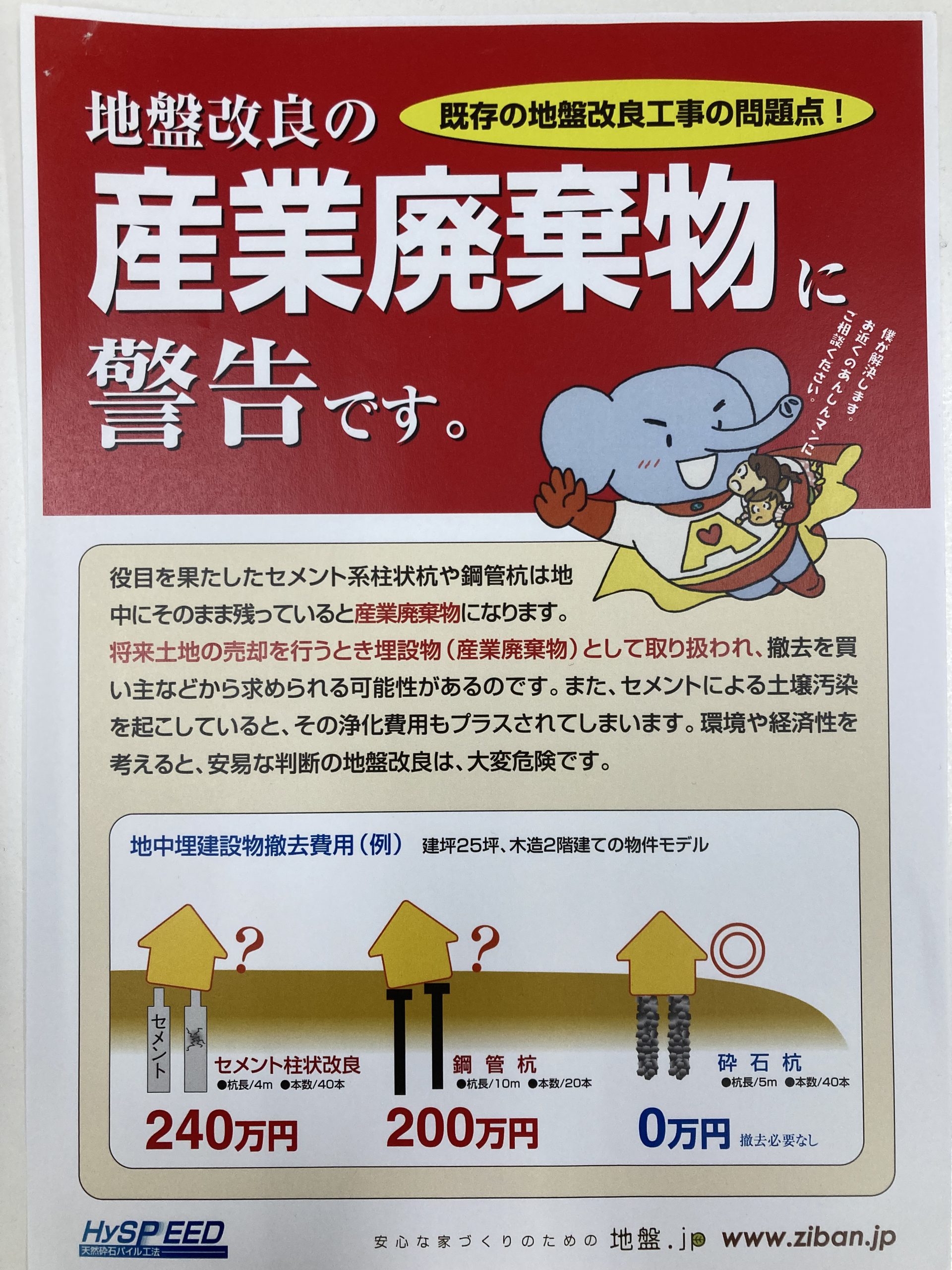 地盤改良工事の問題点について① | NHS株式会社 地盤改良工事の問題点について① | NHS株式会社